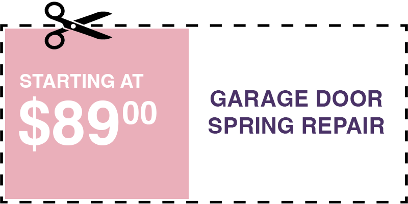 89 garage door SPRING repair East Patchogue